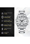Men's Multi Function SILVER Dial Watch - LC08219.330 - 8