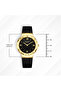Women's Analog Black Dial Watch - E25506-GLBB - 5