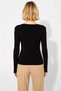 Women's Blouse Fitted Rib Knit Knitted Asymmetrical Window Ke Glittery Twisted Collar Long Sleeve Plain Stylish - 6