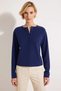 Women's Blouse Regular Regular Fit Crew Neck Raglan Long Sleeve Brioche Knit Thick Knitted Plain Pattern Half Placket - 5