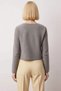 Women's Blouse Regular Fit Crew Neck Standard Long Sleeve Knitted Knitwear Asymmetrical Button Detail - 6