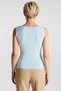 Women's Blouse Zero Sleeve Crew Neck Peplum Cut Knitted Fabric Interlock D Woven Durable - 6