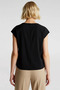 Women's Plus Size Blouse Mock Neck Sleeveless Knitted Stretchy Draped Shoulder Accessory Detail Fitted Fit Regular - 6