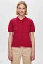 Women's Blouse Knitwear Polo Collar Short Sleeve Plain Pattern Regular Fit Slim D Woven Ideal for Daily Use - 5