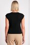 Women's Plus Size Blouse Basic Crew Neck Short Sleeve Fitted Mold Rib Knit Knitted Plain Stretchy - 6
