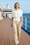 Women's Blouse Asymmetrical Collar Low Sleeve Knitted Fitted Straight Cut Fitted Regular Length Rib Knit
