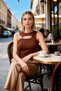 Women's Blouse Asymmetrical Collar Shoulder Cutout Detailed Sleeveless Fitted Knitwear Slim Plain Regular Length Top Stylish - 4