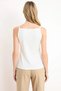 Women's Blouse Square Collar Spaghetti Strap Fitted Body-Fitting S Scuba K Crepe Knitted Fabric with Accessory Detail - 6
