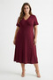Lace Detailed Bamboo Flared Skirt Dress