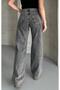 New Season High Waisted Loose Fit Stretchy Women's Palazzo Jeans - 2