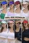 Women's Burgundy Visor Hat, Summer Sports Open Top Stretchy Hat, Beach Hat, Tennis Hat, - 4