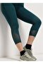 Pocketed ¾ Leggings - Teal - 6