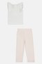 Baby Toddlers Girl 2 Pieces Graphic Print Top And Bottom Set, Multicolor - 3