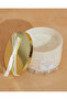 Lush Magnolia Printed Glass Scented Candle With Lid 397G - 4