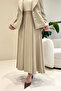 Viviana Jacket Skirt Set - Beige - 3