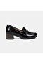Women's Black Desacomfort Block Heel Pack Patent Leather Leather Shoes - 2