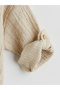 Lcw Baby Beige Muslin Baby Boy Shirt and Pants - 4