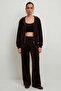 0097 Velvet Triple Set Brown