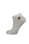 5-Piece Embroidered D Patterned Pa Cotton Waste Socks - 7