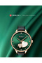 9077 Luxury Ladies Quartz Leather Wristwatch Dress Women's Pointer Display Gift