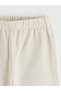 Lcw Baby Ecru Crew Neck Baby Girl Blouse and Pants - 7