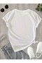 Printed T-Shirt. Short Sleeve Summer & Spring Casual Top, Women's Clothing - 6