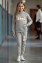 Kids 2-Piece Girls' Tracksuit Set Hooded Printed - 3