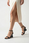 Women's Oval Toe Ankle-Tie Wedge Heel Pack Daily Sandals Amalfi Black - 8