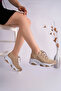Dnr-531 Thick Sole Bead Detailed Sports Shoes - 4