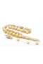 Systematic Sphere Cut Large Size Ram's Horn Prayer Beads 10 mm