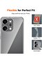 Oppo Reno 14 Pro Compatible Camera Protected Case Impact-Resistant Transparent Sheer Stretchy Silicone Cover - 4