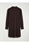 Lcw Grace Brown High Collar Textured Women's Shirt Tunic - 6