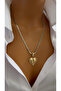 Heart steel necklace - 2