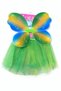 Tinkerbell Fairy Wing + Tulle Skirts 2-Piece Birthday Party Costume Set Suitable for Ages 3-8 Years - 3