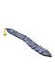 Coarse Grain Marbled Dark Navy Blue Powder Amber Fish Prayer Beads 004 - 4
