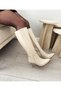 Women's Gaby Beige Leather Below the Knee Stiletto Heel U Boots Beige - 3