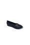 3078 Women's Black Buckled Shiny Large Size Ballet Flats Shoes 41 42 - 4