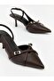 Pointed Toe Women's Shoes Heeled Shoes (S6) - 3
