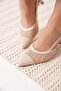 Woman's beige high heeled shoe tr08ms43b - 4