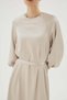 30068 ELİZA ELBİSE Bej - 4
