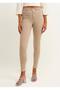 New Season Stretchy Comfortable Women's Beige Skinny Jeans - 2