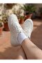 Women's Imported White Breathable Daily Socks S Sneakers Ew11 - 3