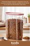 # Storage Container Transparent 2.4 Liter Food Cat Dog Food Box with Lid Kitchen Food Organizer - 5