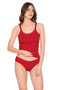 1128 Lace Tank Top Panties Women's Set - 2