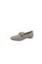 3130 Women's Cream Stone Buckled Macramé Knitted Moccasin Shoes - 3