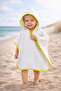 100% Cotton Muslin Pareo Poncho Towel - Baby & Kids Beach and Bath Towel Bathrobe Gift (2 Years Old) - 5