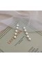 Silver Color Pearl Elegant Earrings