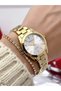 Steel Strap 2 Year Warranty 3 Atm Waterproof Women's Wristwatch + Bracelet Gift - 2