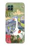 Huawei P40 Lite Compatible Goose and Nature Illustration D Patterned Transparent Phone Case