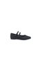 215 Women's Black Couple Shoes Buckled Ballet Flats